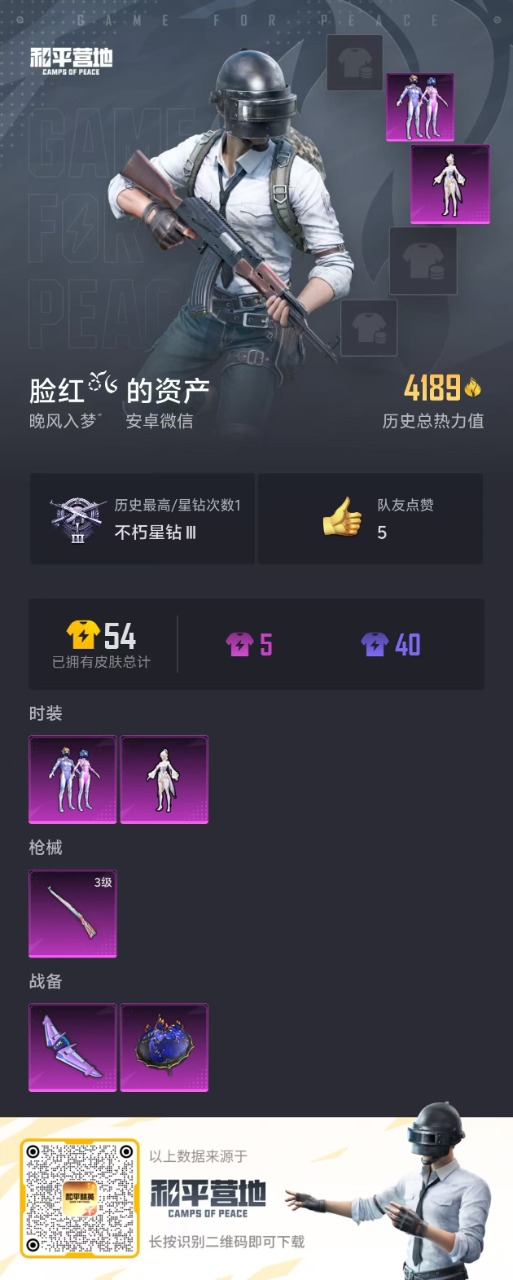 HPQM3205940和平精英账号详情图4 HPQM3205940和平精英账号详情图4