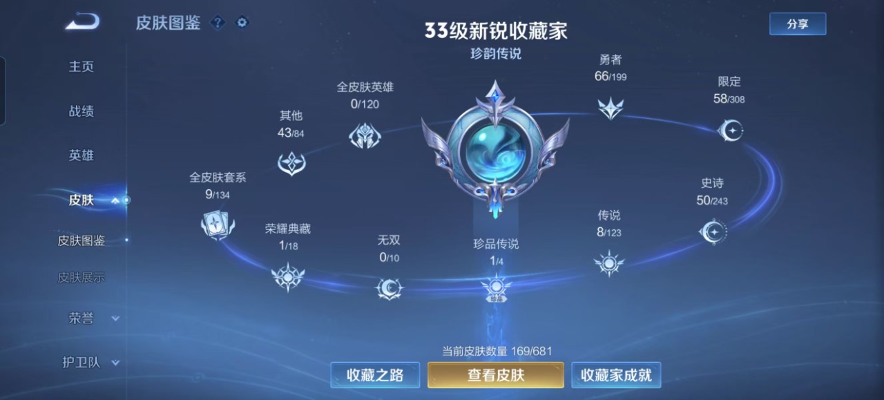 WZQM333518王者荣耀账号详情图3 WZQM333518王者荣耀账号详情图3