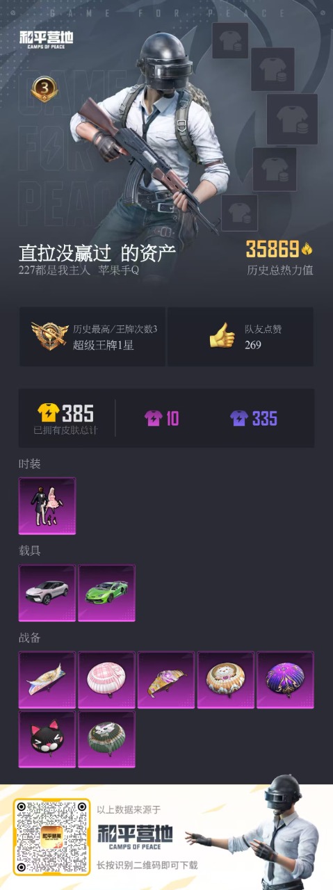 HPQM476074和平精英账号详情图5