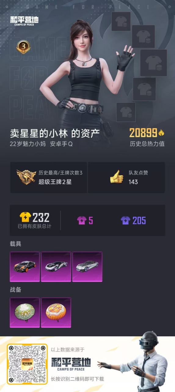 HPQM359275和平精英账号详情图5