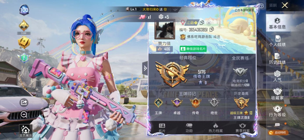 HPQM3146571和平精英账号详情图3