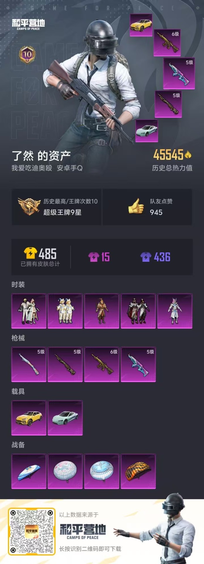 HPQM3147996和平精英账号详情图12