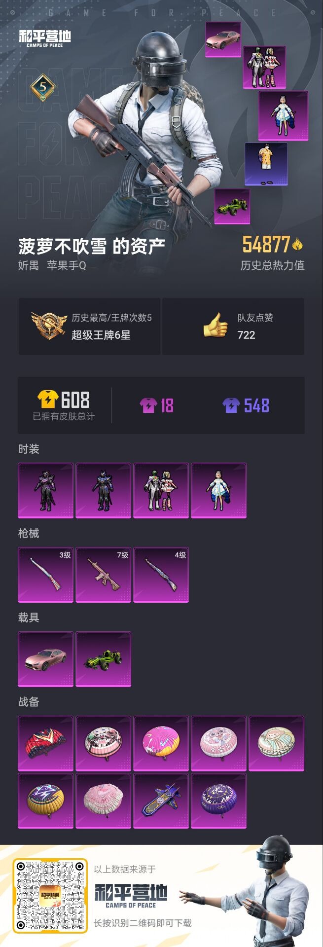 HPQM3148067和平精英账号详情图17