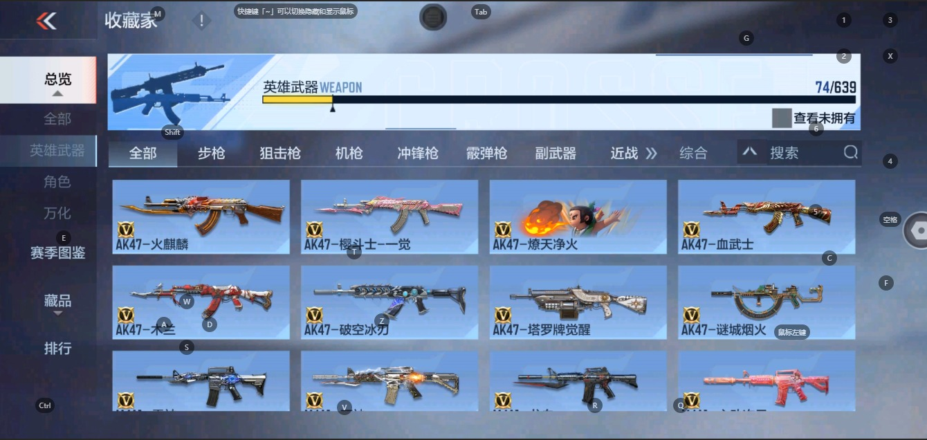 V5 74英雄武器 166万化 专家S  ...