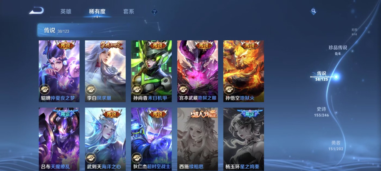 WZQM398595王者荣耀账号详情图5