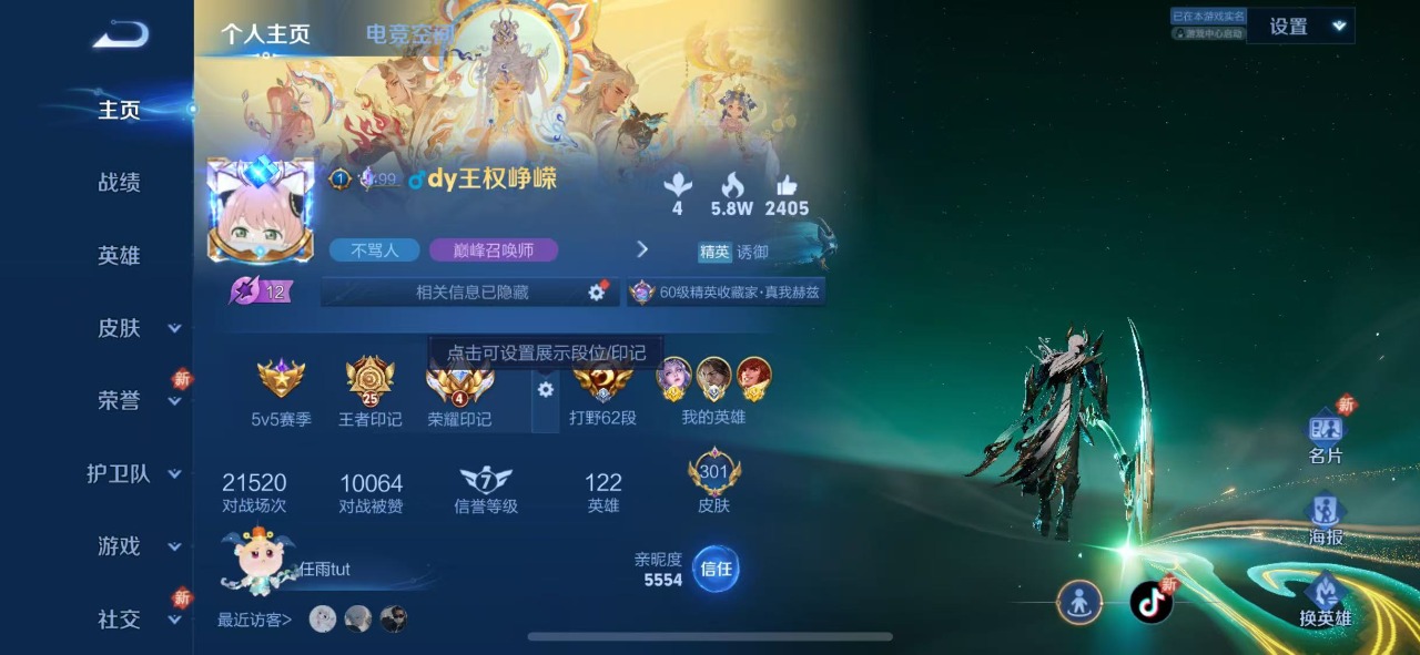 WZQM399571王者荣耀账号详情图5
