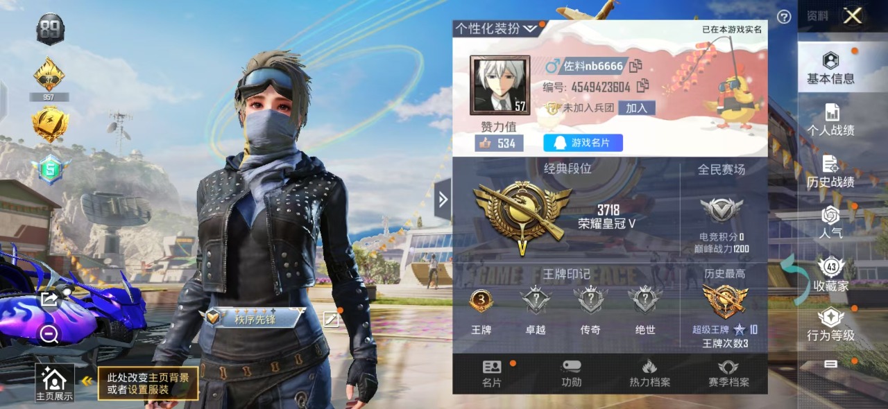 HPQM3152435和平精英账号详情图2