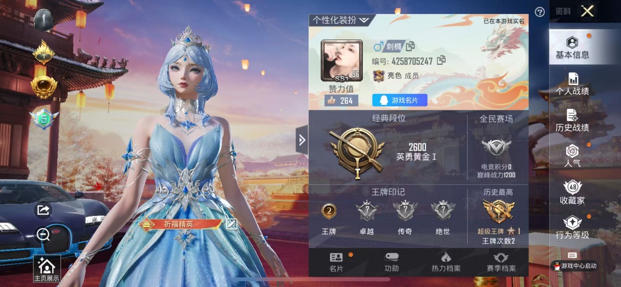 HPQM3153292和平精英账号详情图2
