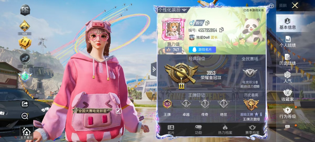 HPQM3153358和平精英账号详情图21