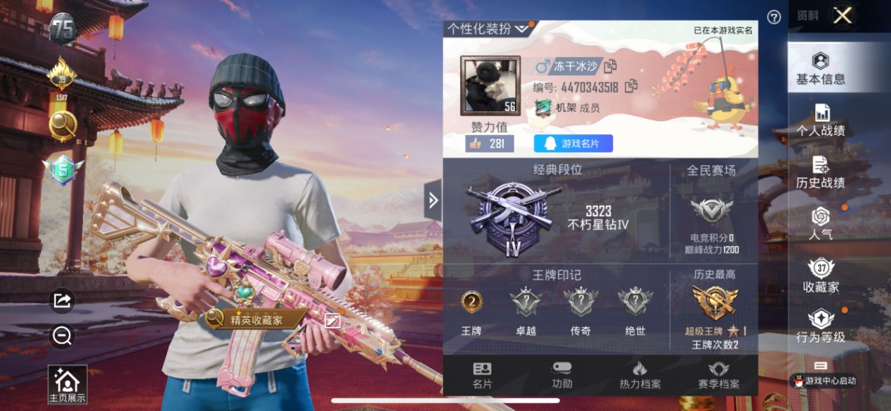 HPQM3153617和平精英账号详情图2