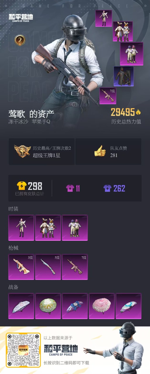 HPQM3153617和平精英账号详情图4