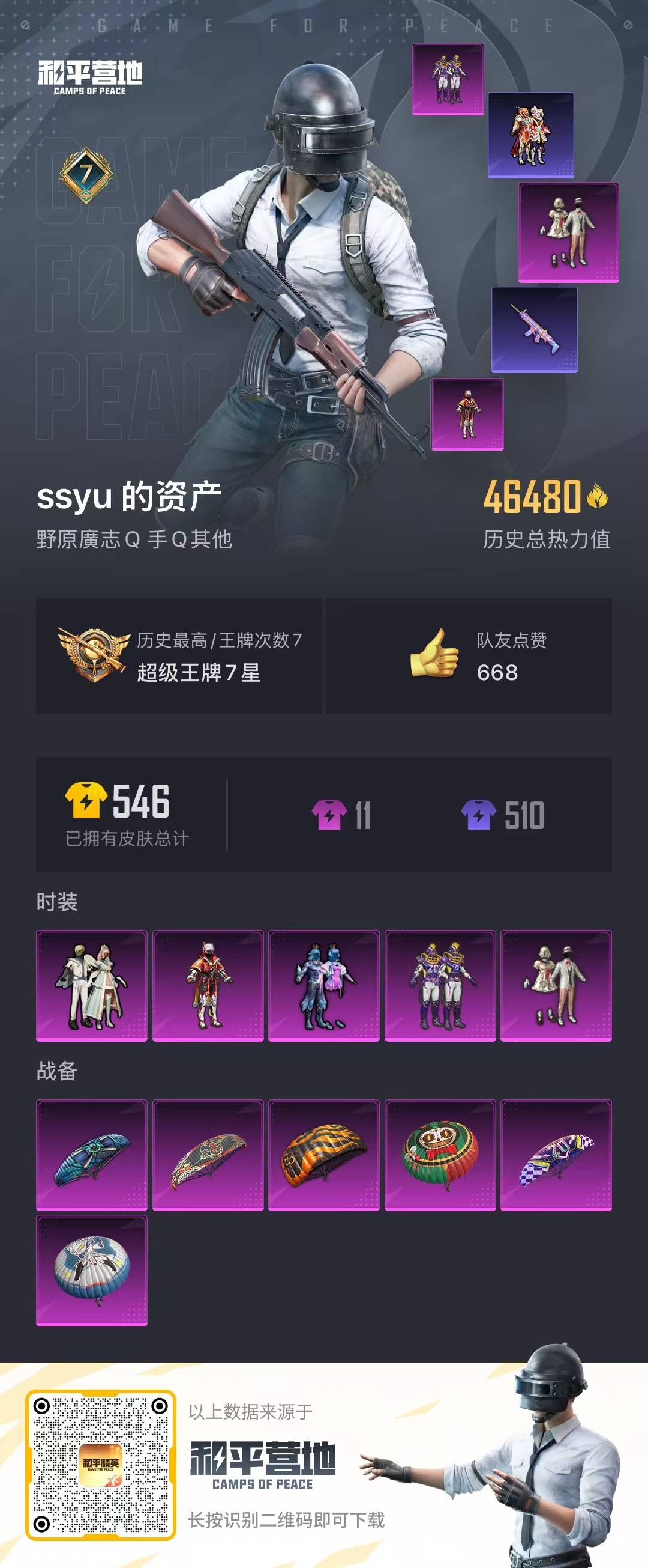 HPQM3154219和平精英账号详情图22