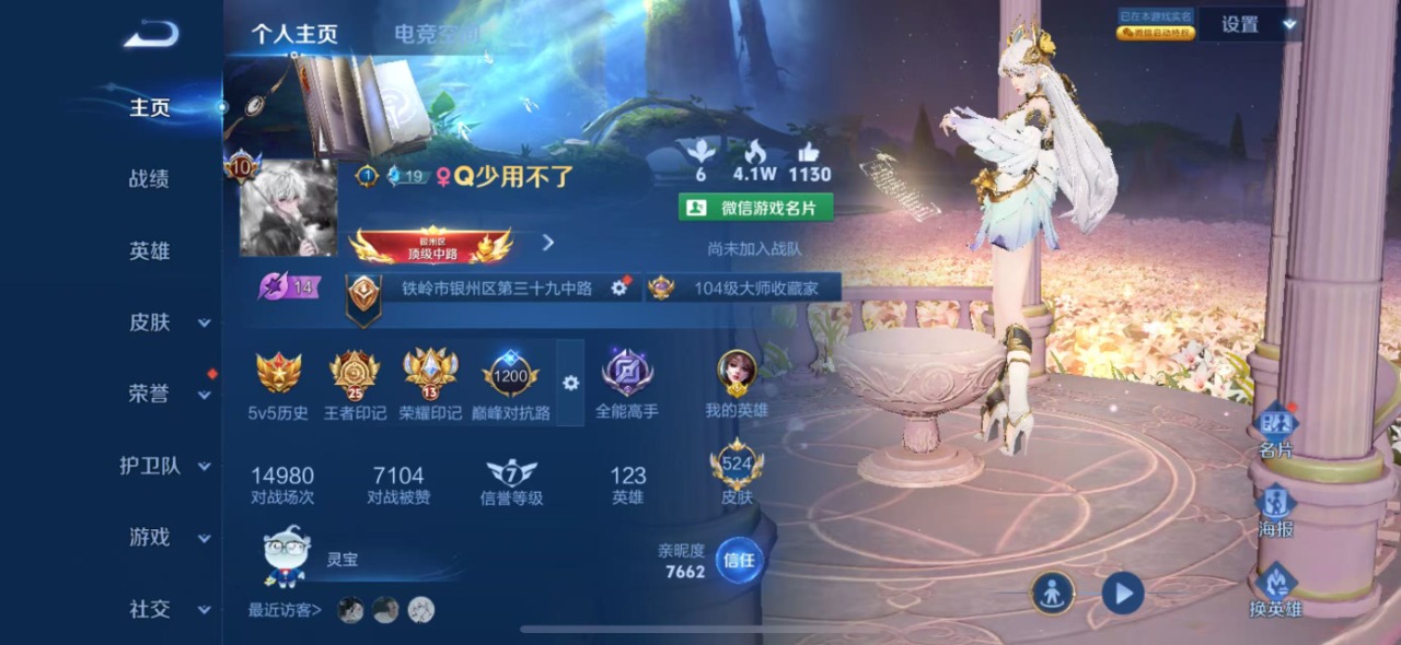 WZQM3100498王者荣耀账号详情图2