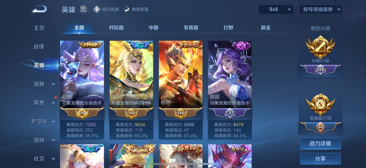 WZQM3100498王者荣耀账号详情图13