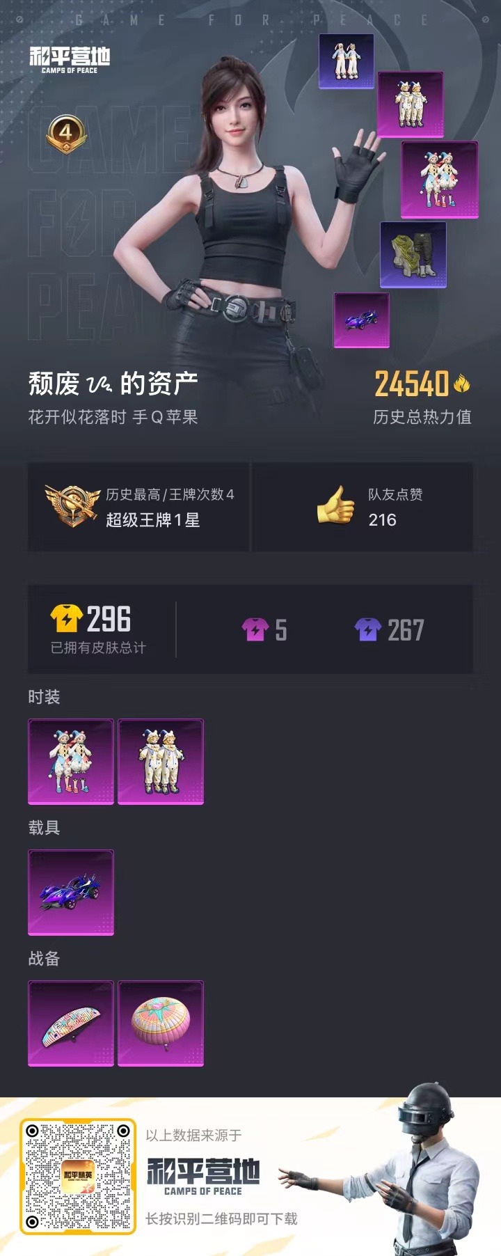 HPQM3155979和平精英账号详情图6
