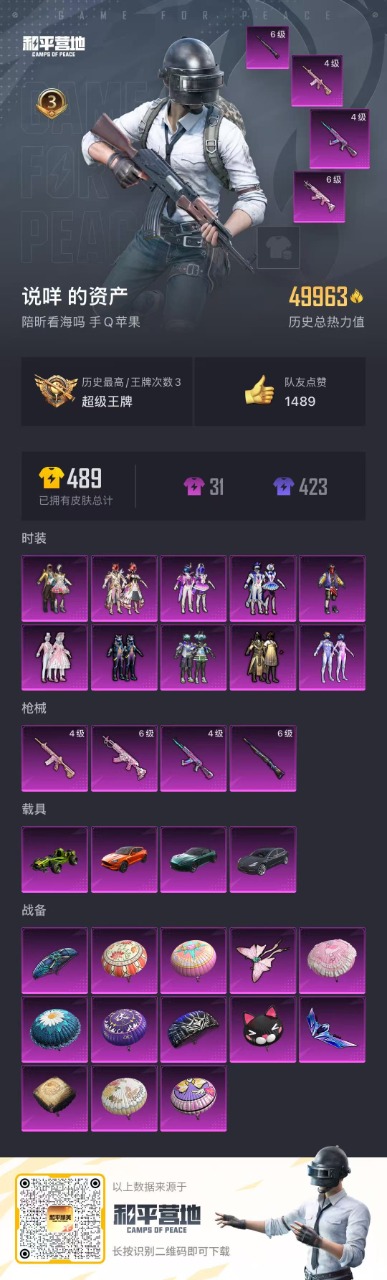 HPQM3156085和平精英账号详情图4