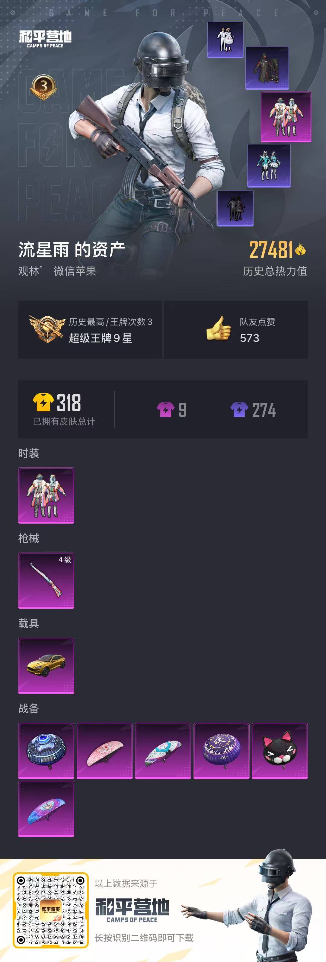 HPQM3156290和平精英账号详情图14