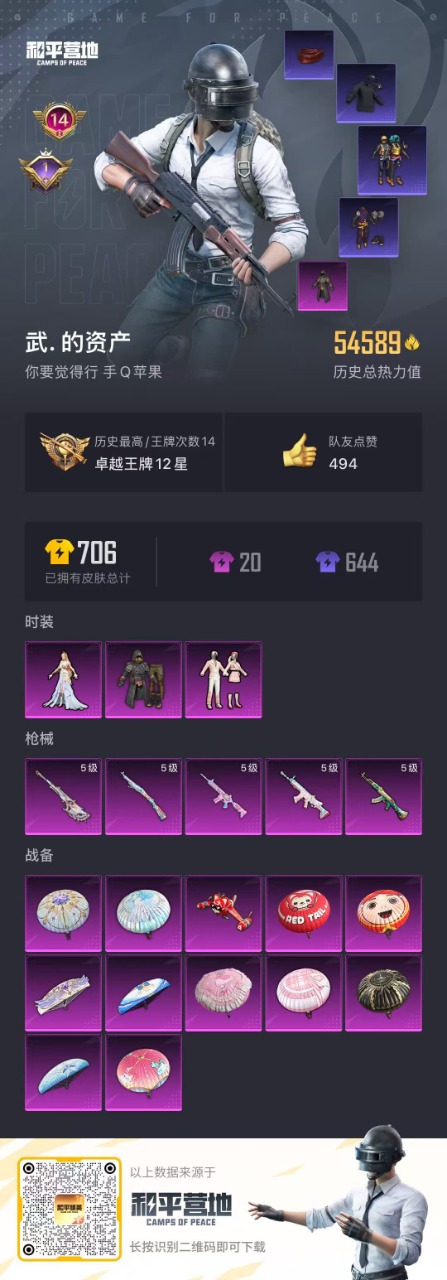 HPQM3156324和平精英账号详情图2