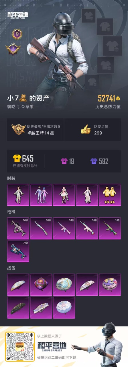 HPQM3156364和平精英账号详情图14