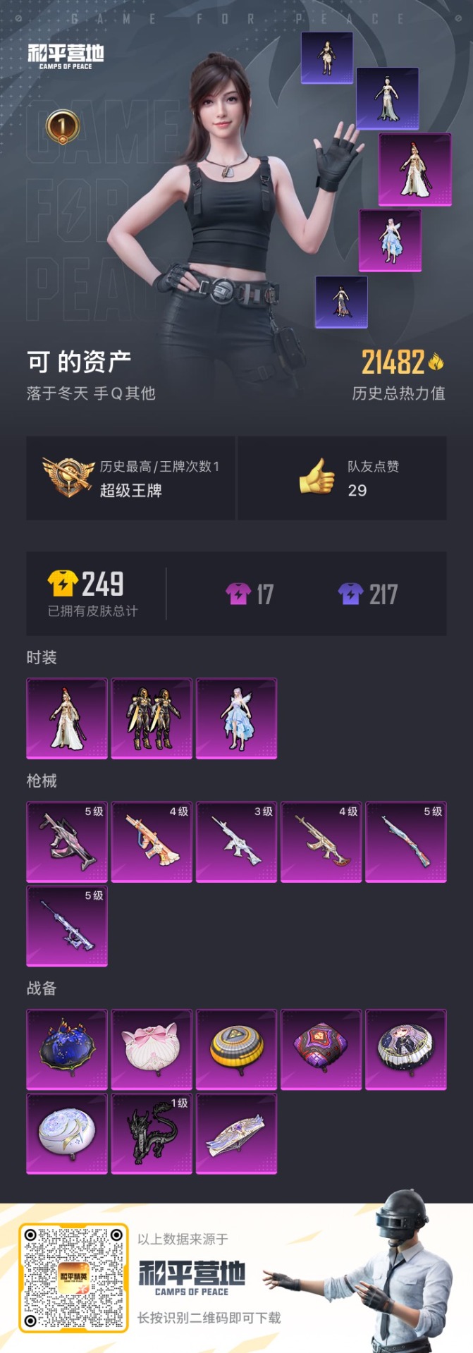 HPQM3157767和平精英账号详情图5
