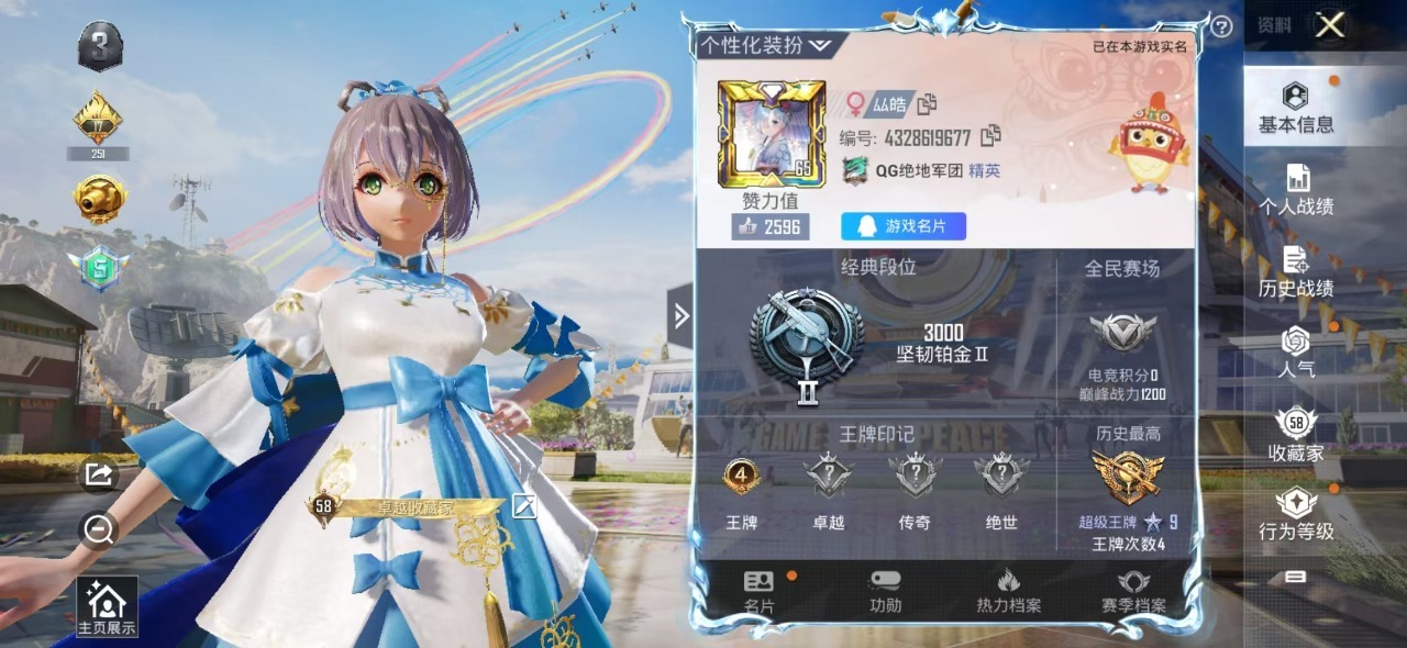 HPQM3160505和平精英账号详情图2