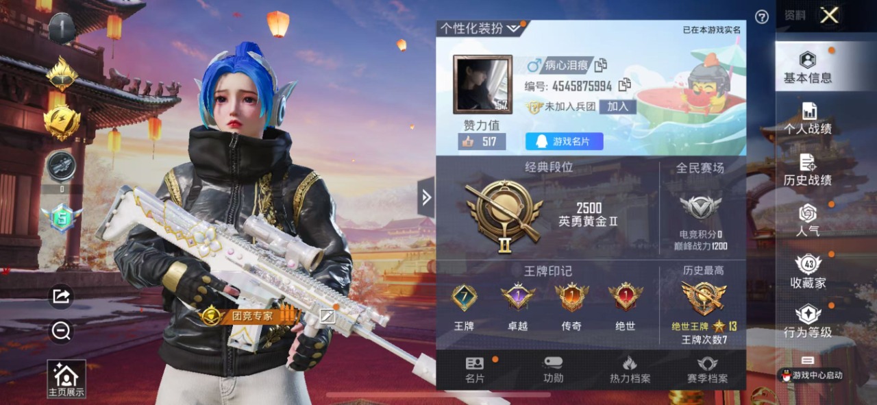 HPQM3160554和平精英账号详情图13