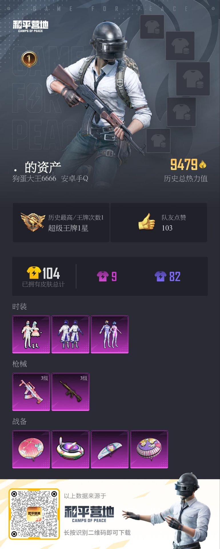 HPQM3160626和平精英账号详情图9