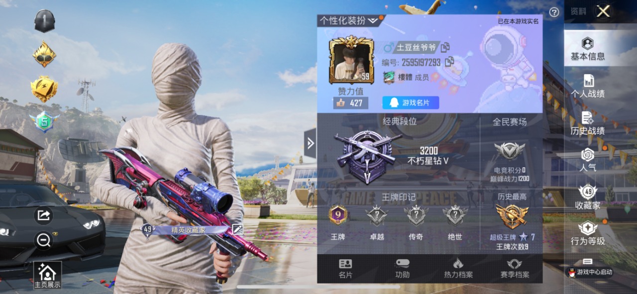 HPQM3160700和平精英账号详情图9