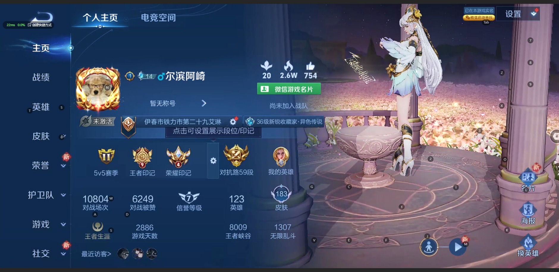 WZQM3102726王者荣耀账号详情图7