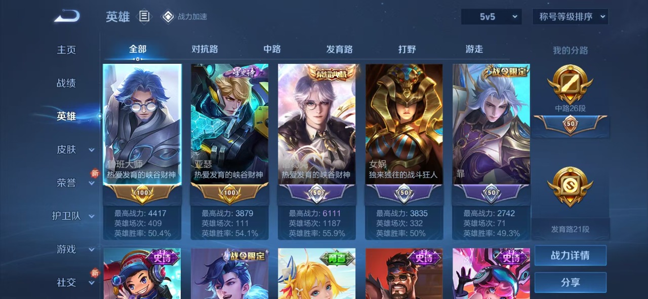 WZQM3102752王者荣耀账号详情图2