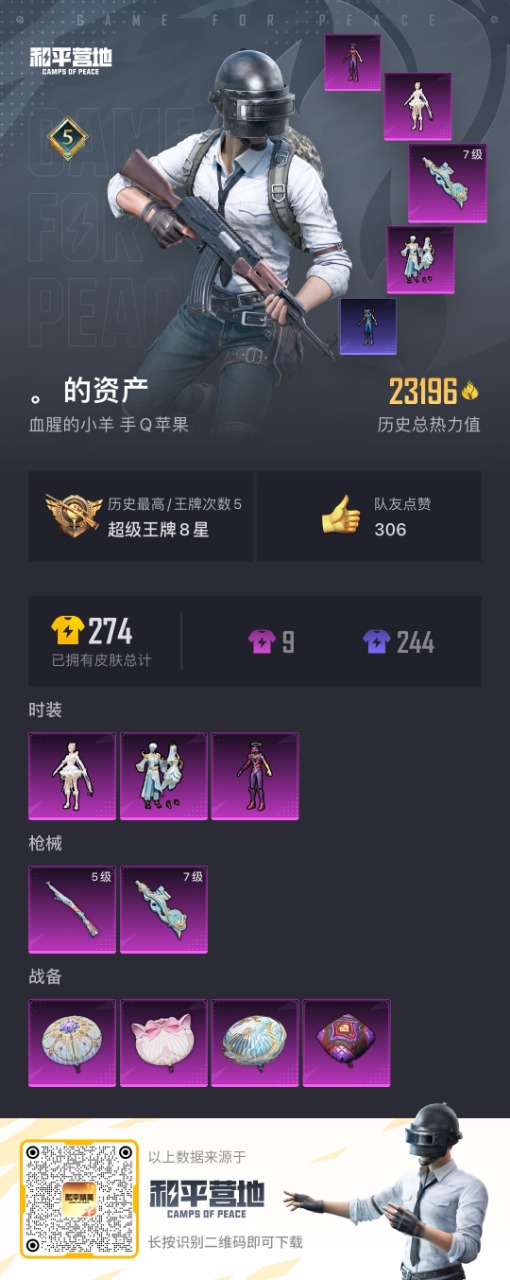 HPQM3160821和平精英账号详情图9