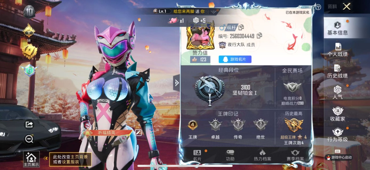 HPQM3160825和平精英账号详情图19