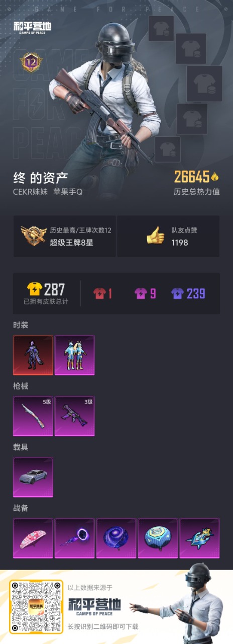 HPQM3160878和平精英账号详情图2