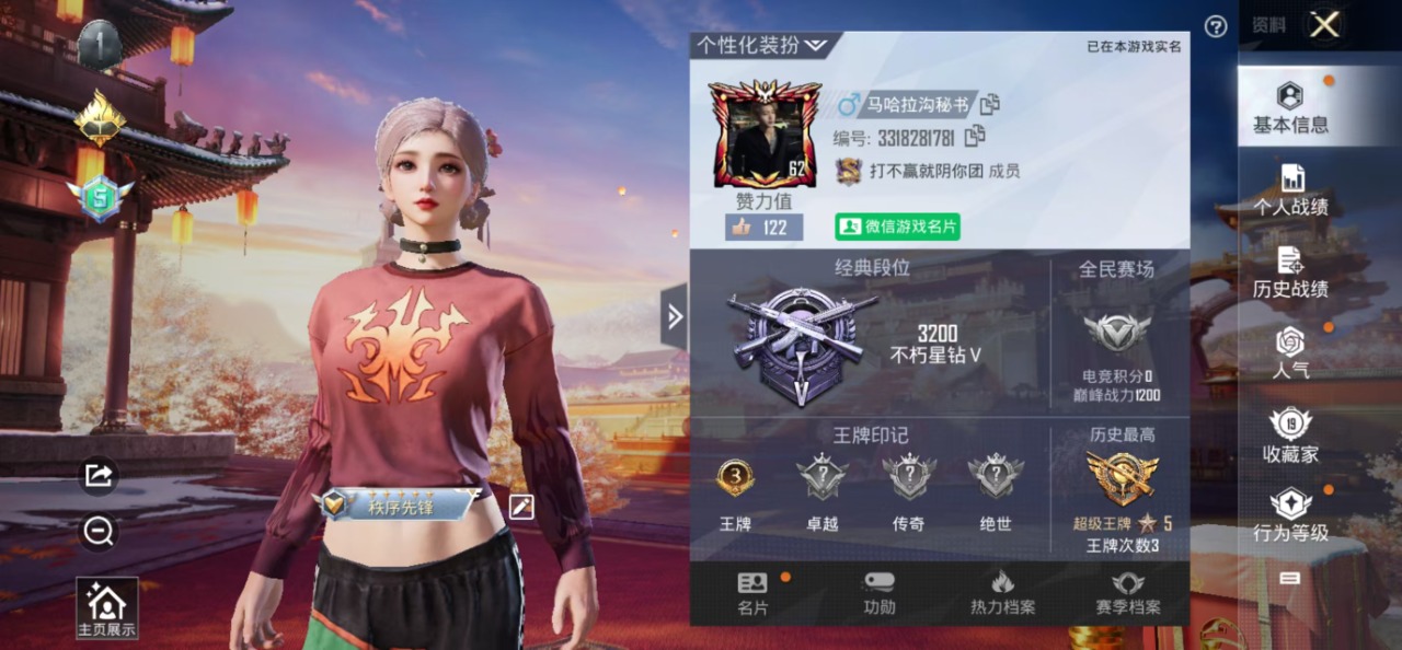 HPQM3161445和平精英账号详情图19