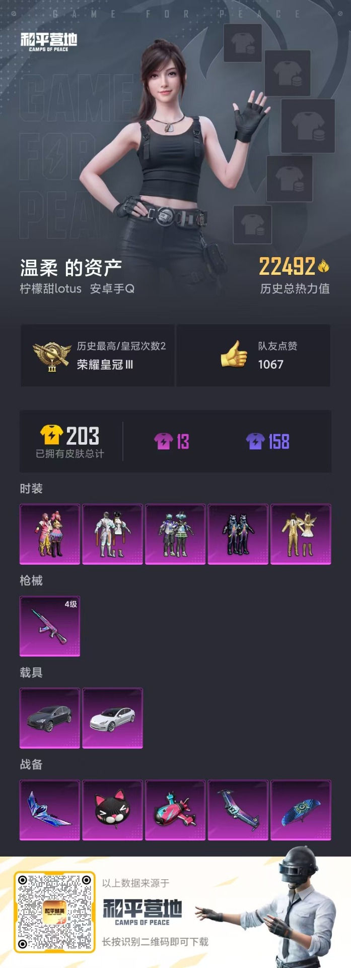 HPQM3161646和平精英账号详情图4
