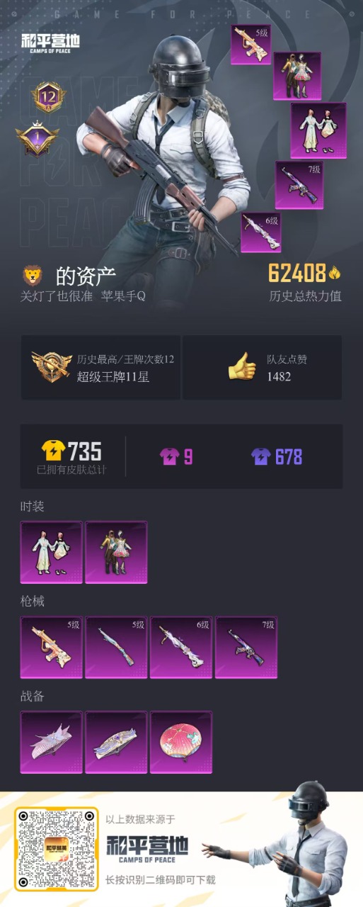 HPQM3162088和平精英账号详情图4