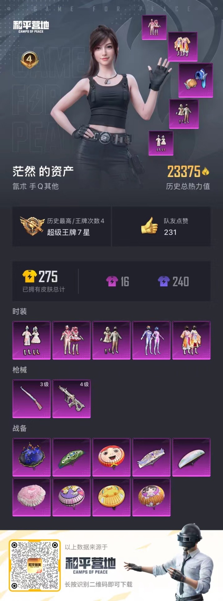 HPQM3162095和平精英账号详情图2