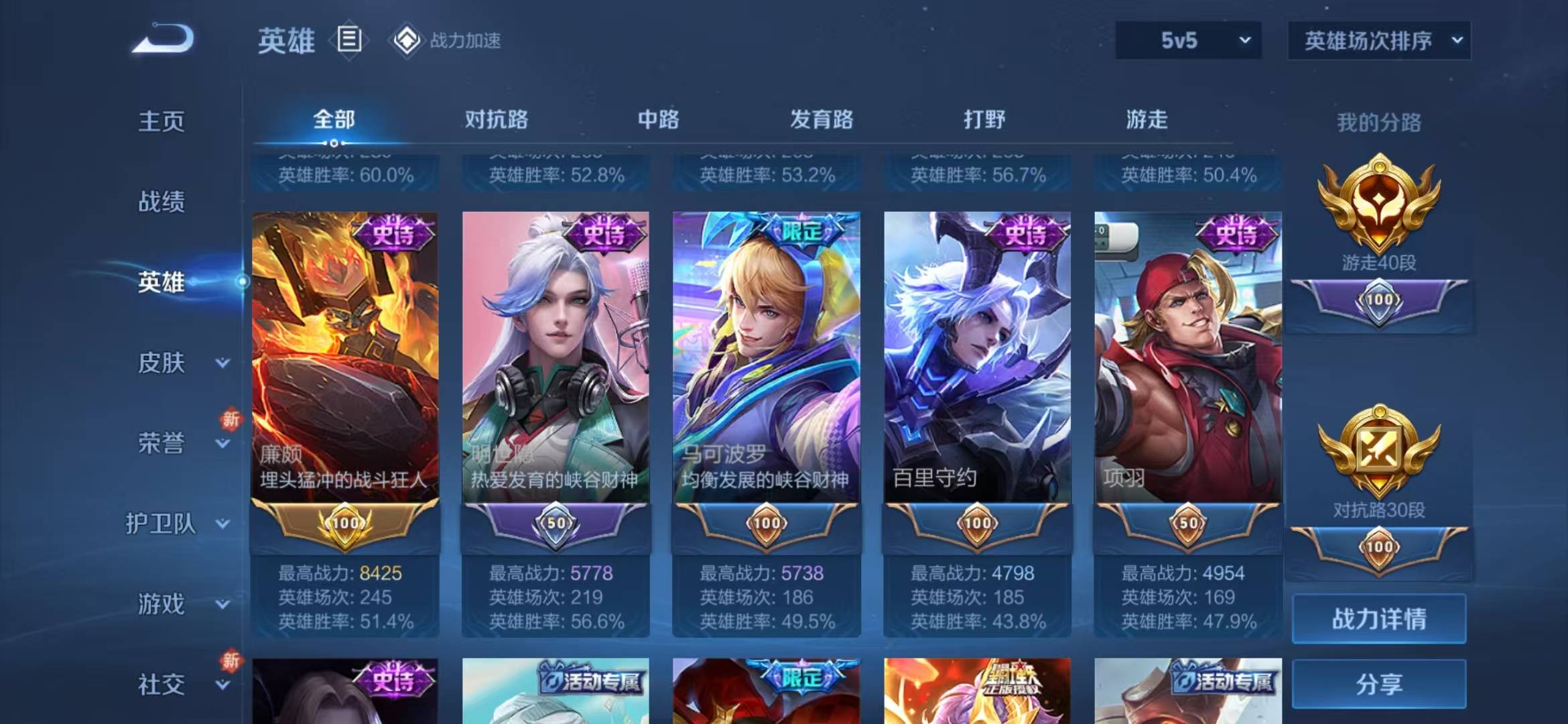 WZQM3103397王者荣耀账号详情图5