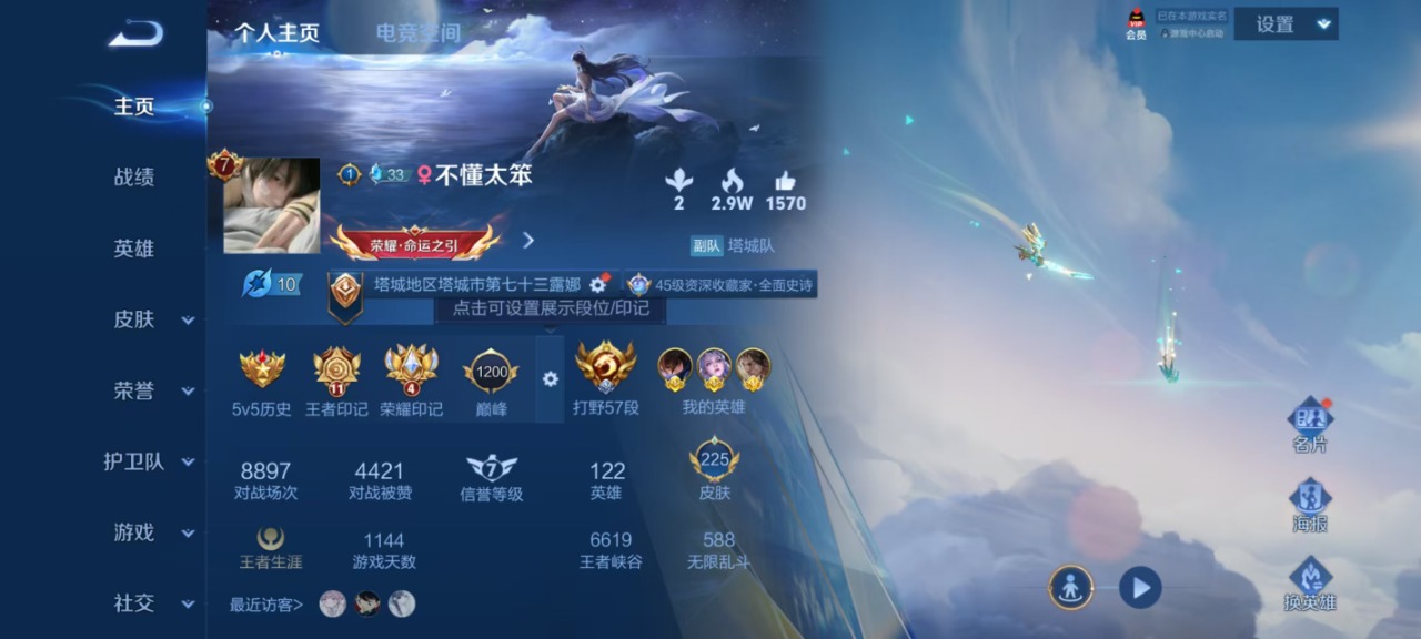 WZQM3103757王者荣耀账号详情图13