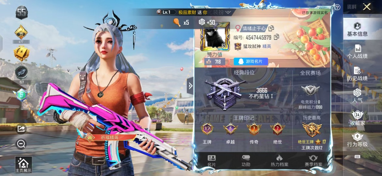 HPQM3164104和平精英账号详情图2