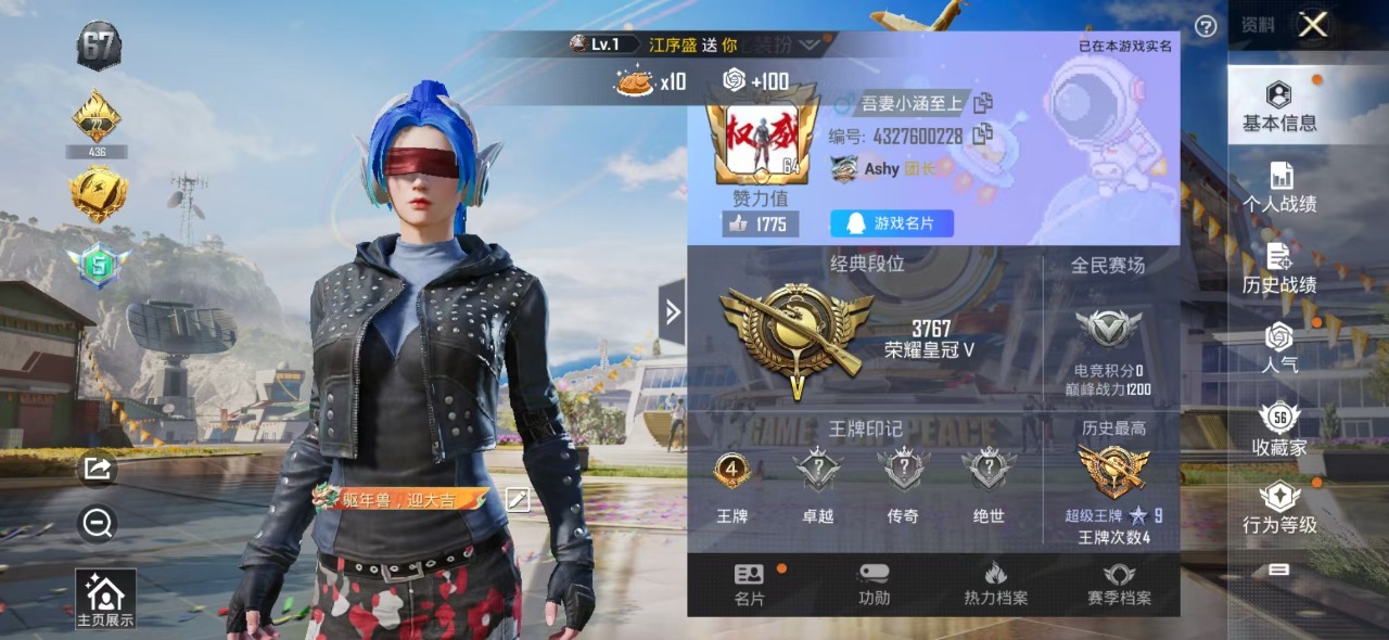 HPQM3164411和平精英账号详情图3