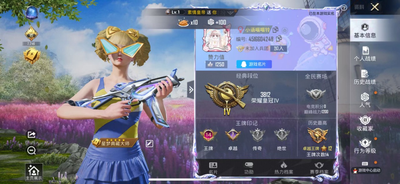 HPQM3165987和平精英账号详情图19