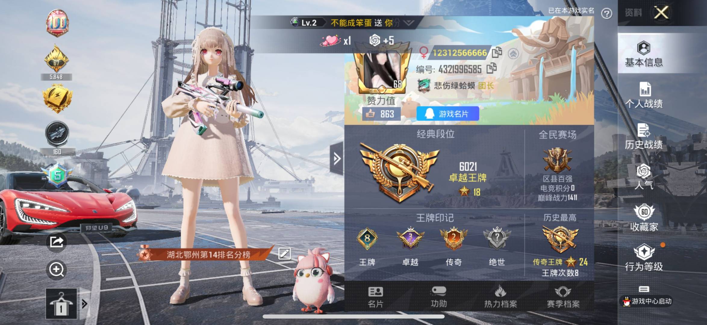 HPQM3167438和平精英账号详情图18