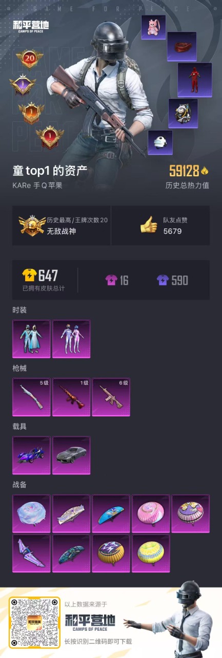 HPQM3169985和平精英账号详情图7