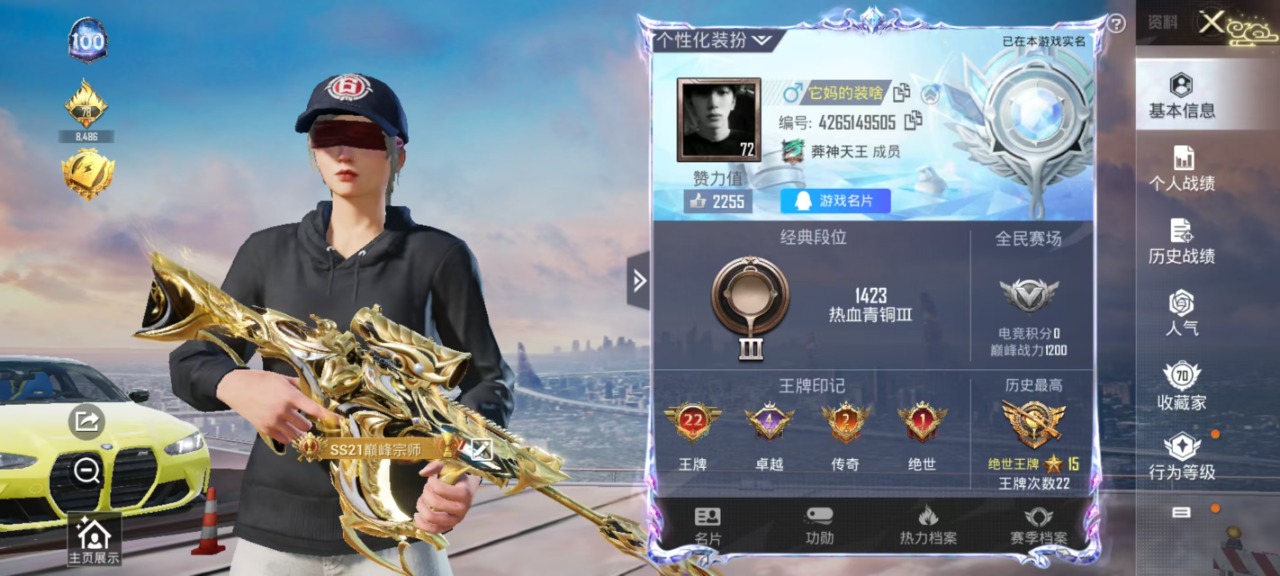 HPQM3173930和平精英账号详情图3