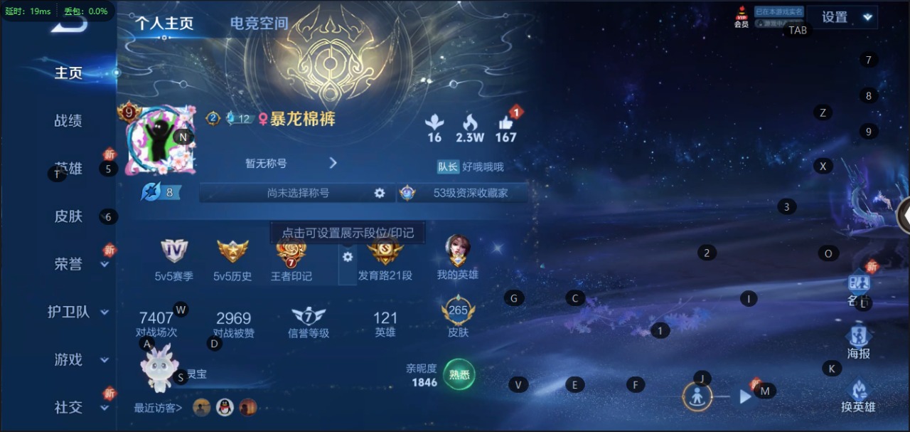 王者荣耀账号安卓QQ9 2典藏 23传说 121英雄 265皮肤 可修改实名 荣耀水晶：幻阙歌(貂蝉典藏),全息碎影(猴