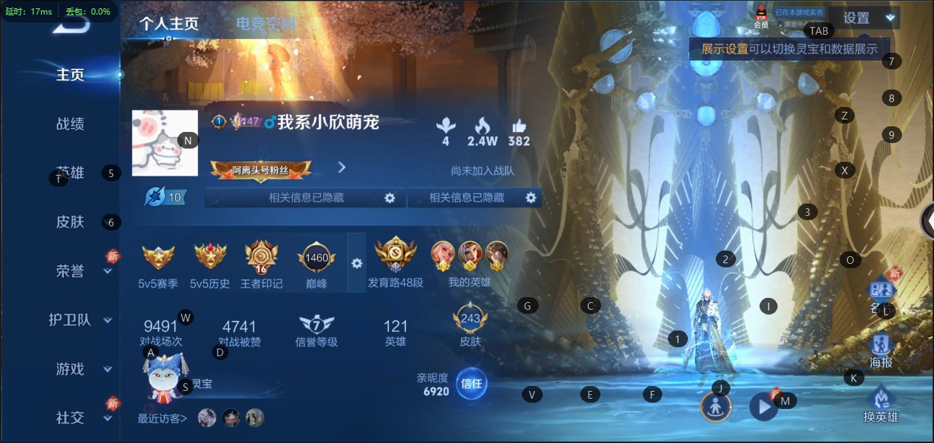 WZQM3110025王者荣耀账号详情图3