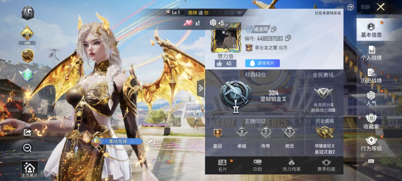 HPQM3177964和平精英账号详情图15