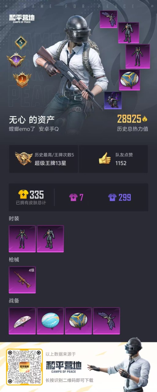 HPQM3178218和平精英账号详情图2