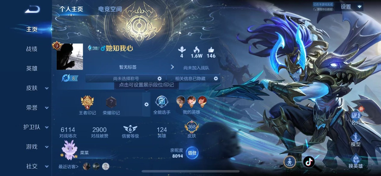WZQM3110415王者荣耀账号详情图7 WZQM3110415王者荣耀账号详情图7